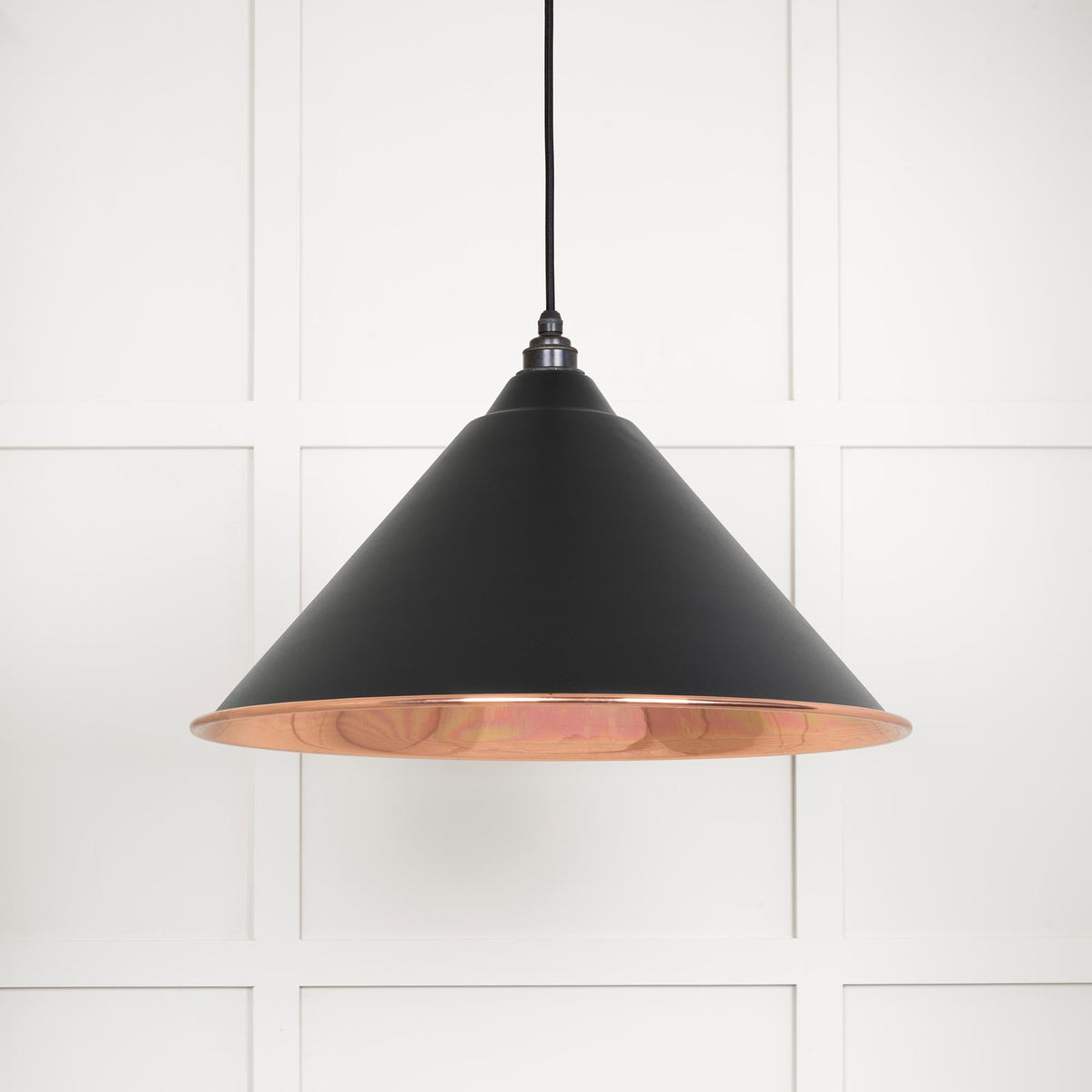 Smooth Copper Hockley Pendant by From The Anvil
