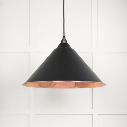 Smooth Copper Hockley Pendant by From The Anvil