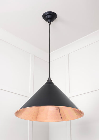 Smooth Copper Hockley Pendant by From The Anvil