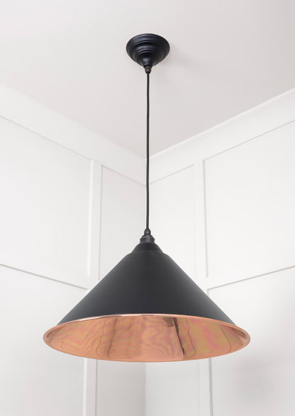 Smooth Copper Hockley Pendant by From The Anvil