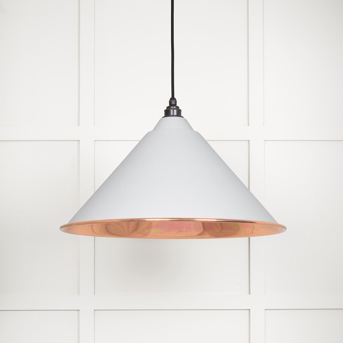 Smooth Copper Hockley Pendant by From The Anvil