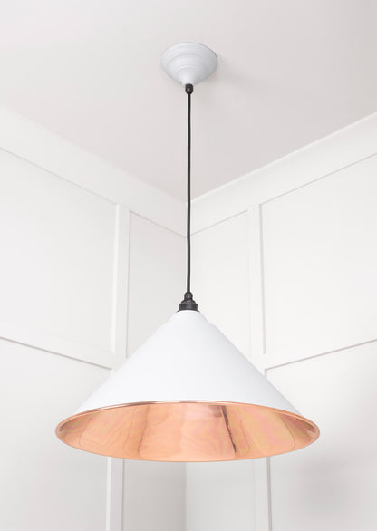 Smooth Copper Hockley Pendant by From The Anvil