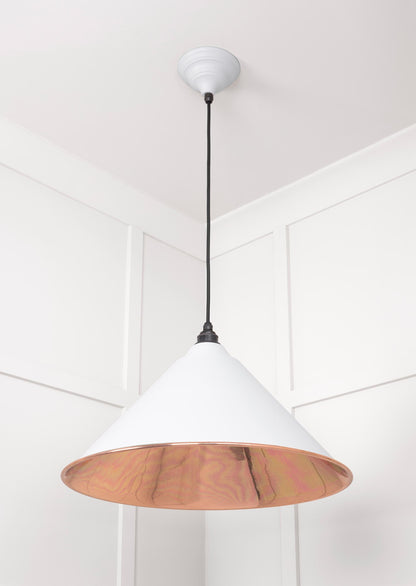 Smooth Copper Hockley Pendant by From The Anvil
