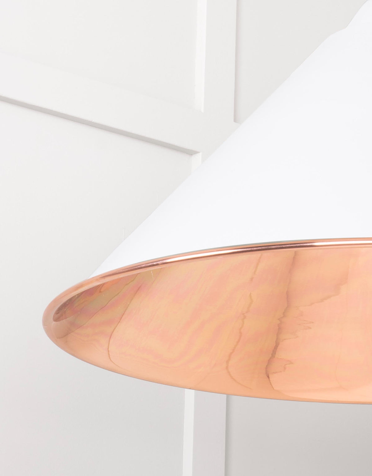 Smooth Copper Hockley Pendant by From The Anvil