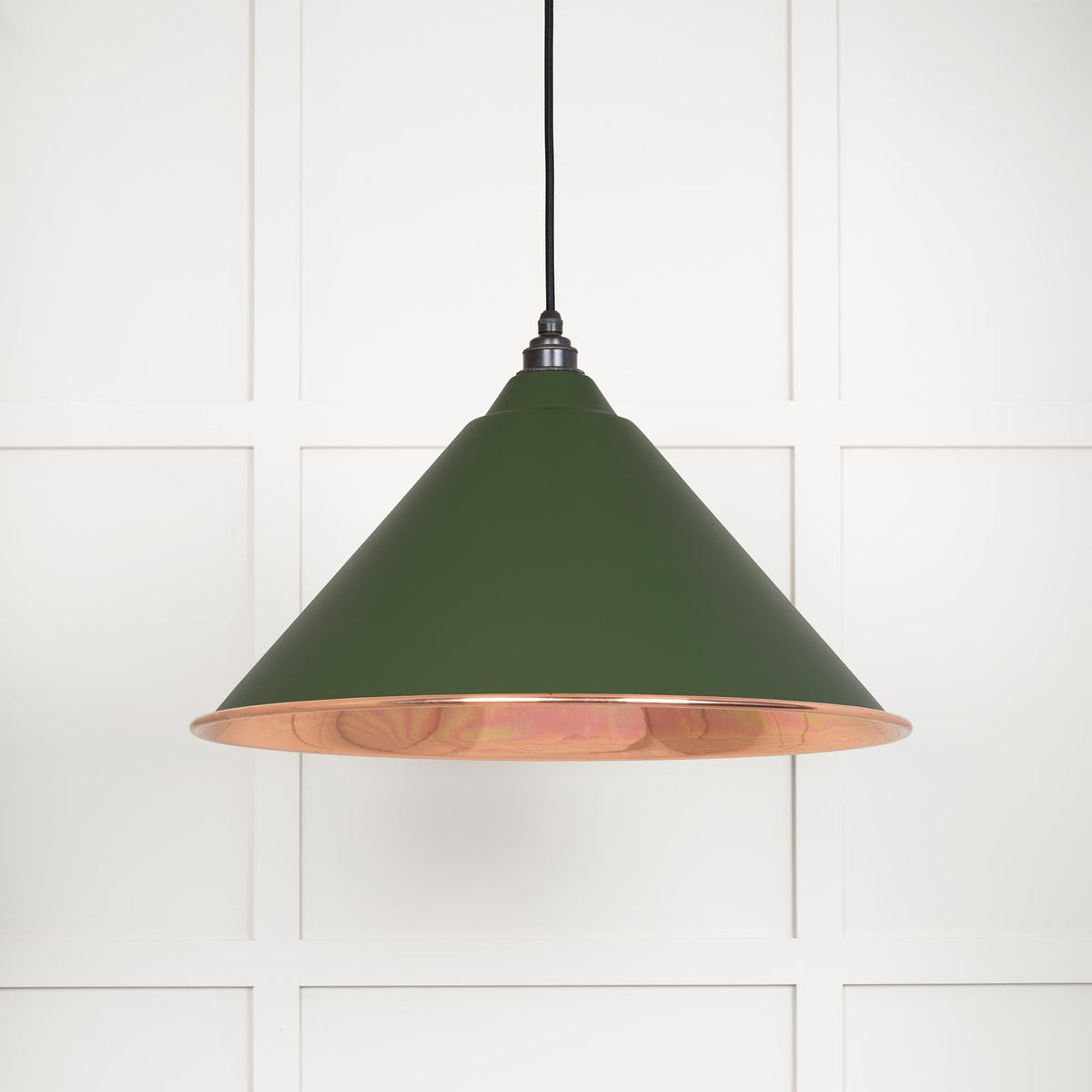 Smooth Copper Hockley Pendant by From The Anvil