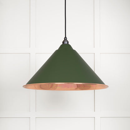 Smooth Copper Hockley Pendant by From The Anvil