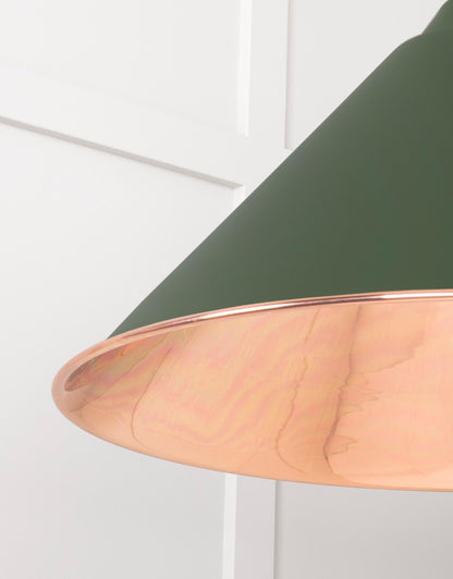 Smooth Copper Hockley Pendant by From The Anvil