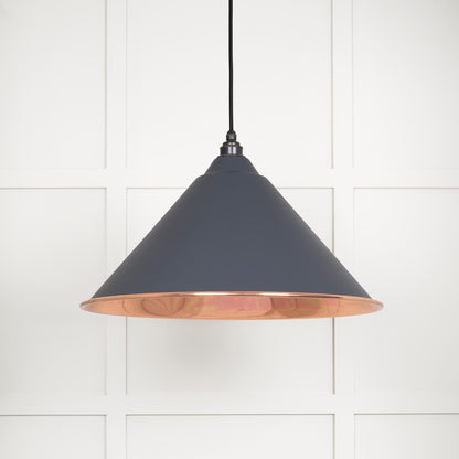Smooth Copper Hockley Pendant by From The Anvil