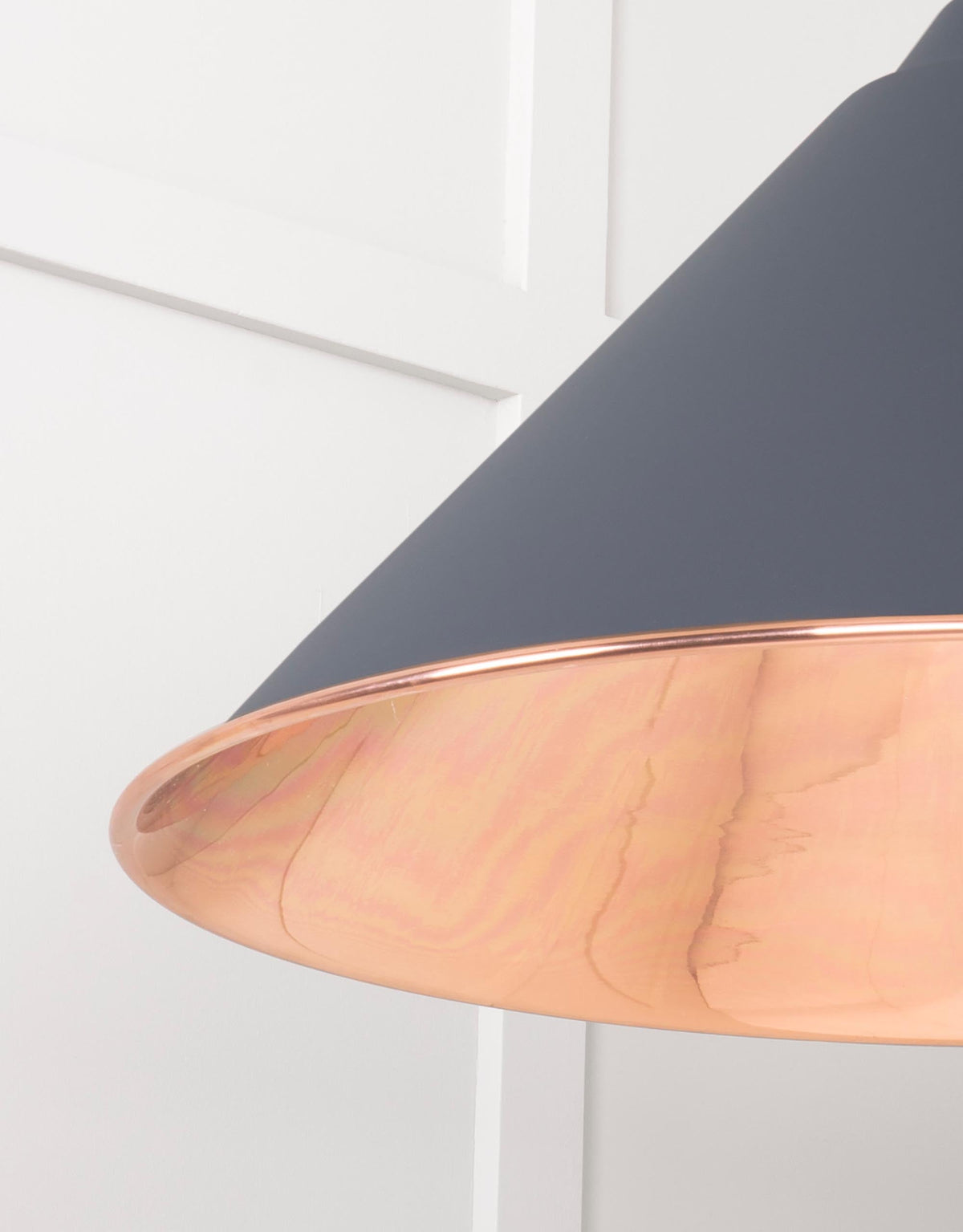 Smooth Copper Hockley Pendant by From The Anvil