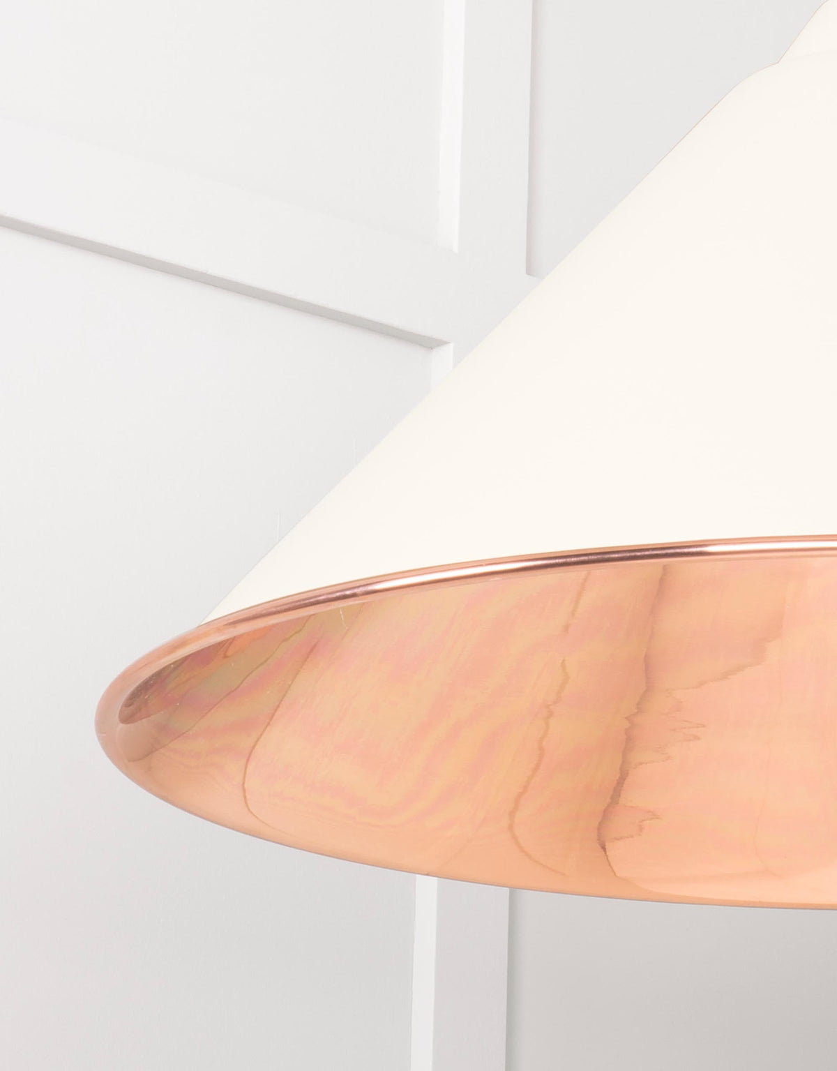 Smooth Copper Hockley Pendant by From The Anvil