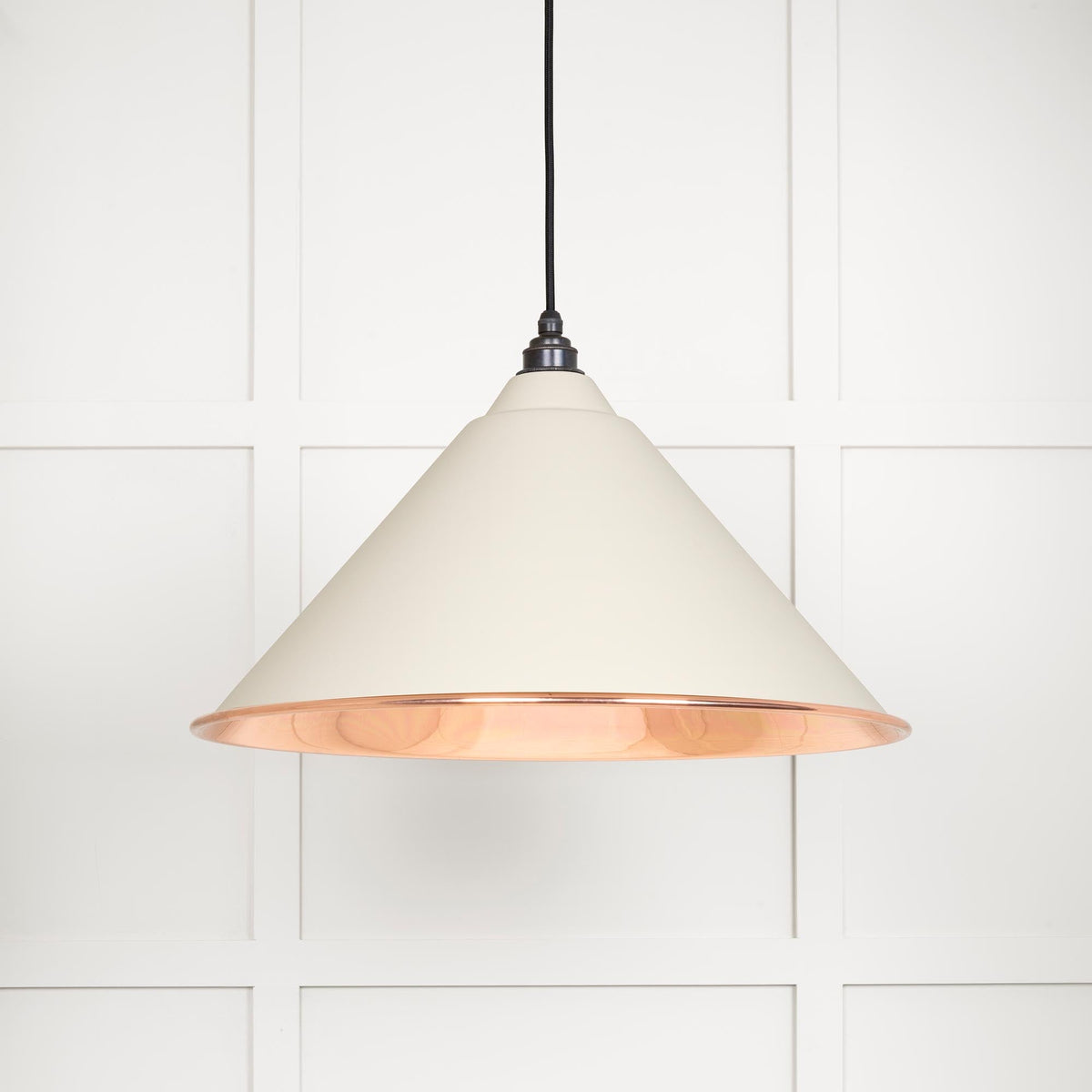 From The Anvil's Smooth Copper Smooth Copper Hockley Pendant