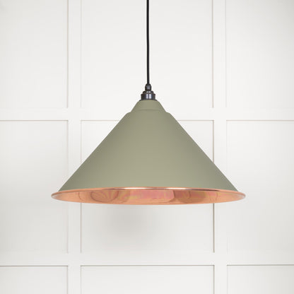 Smooth Copper Hockley Pendant by From The Anvil
