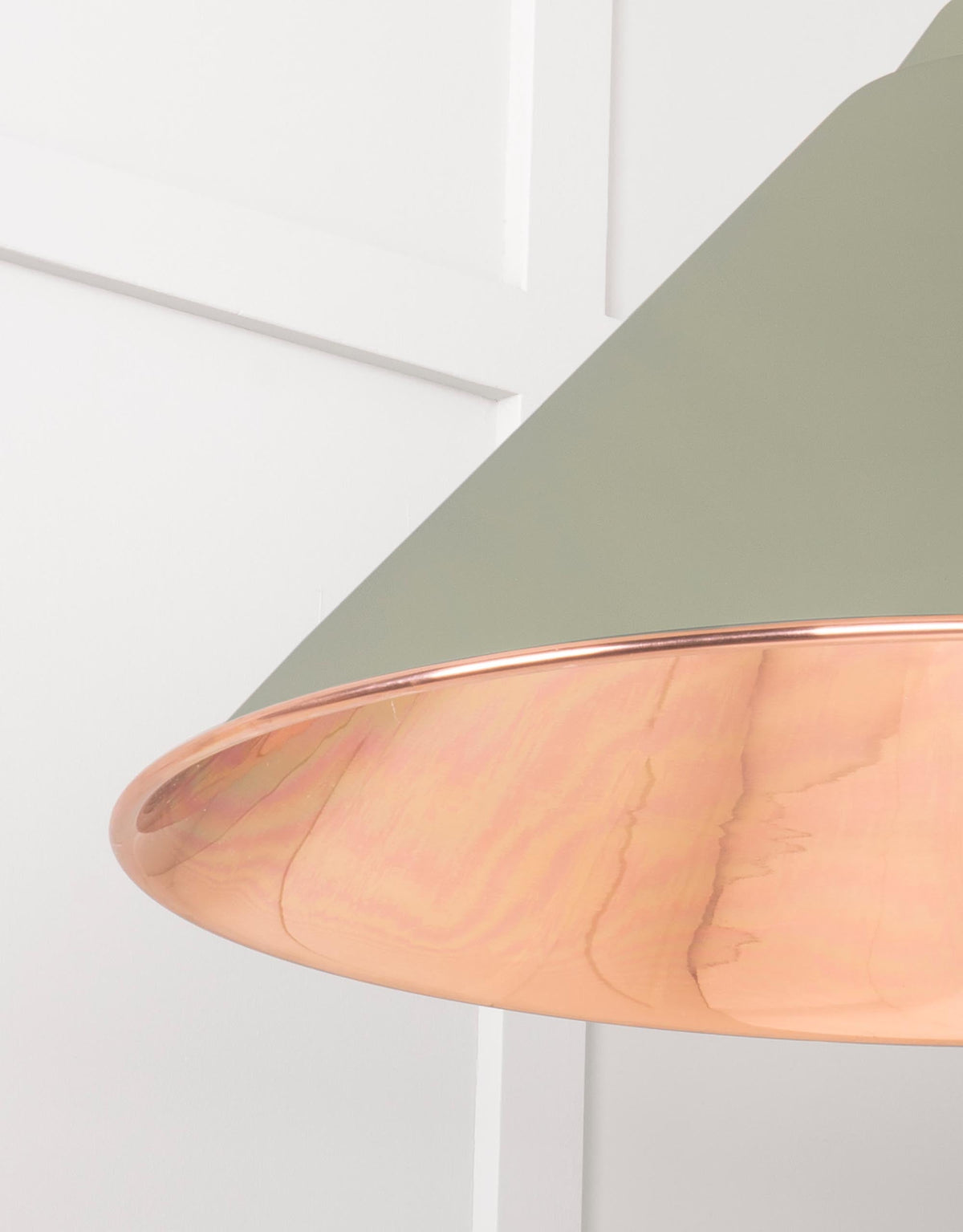 Smooth Copper Hockley Pendant by From The Anvil