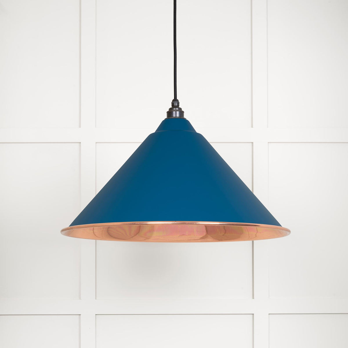 Smooth Copper Hockley Pendant by From The Anvil