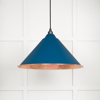 Smooth Copper Hockley Pendant by From The Anvil