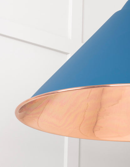 Smooth Copper Hockley Pendant by From The Anvil
