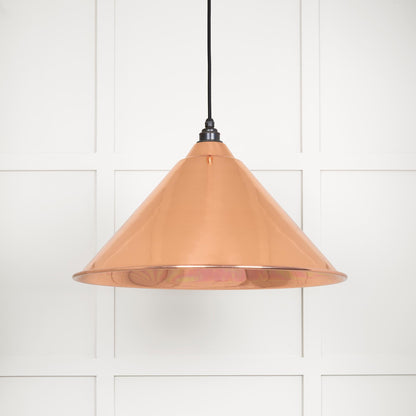 Smooth Copper Hockley Pendant by From The Anvil