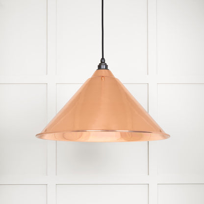 From The Anvil's Smooth Copper Smooth Copper Hockley Pendant