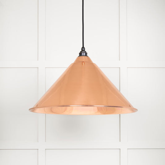 From The Anvil's Smooth Copper Smooth Copper Hockley Pendant