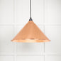 From The Anvil's Hammered Copper Hammered Copper Hockley Pendant
