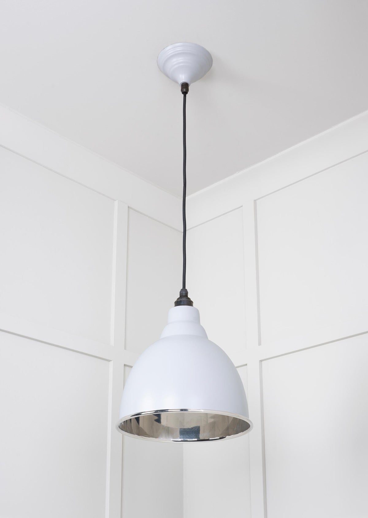 Smooth Nickel Brindley Pendant by From The Anvil