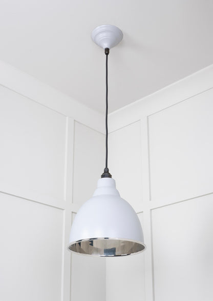 Smooth Nickel Brindley Pendant by From The Anvil