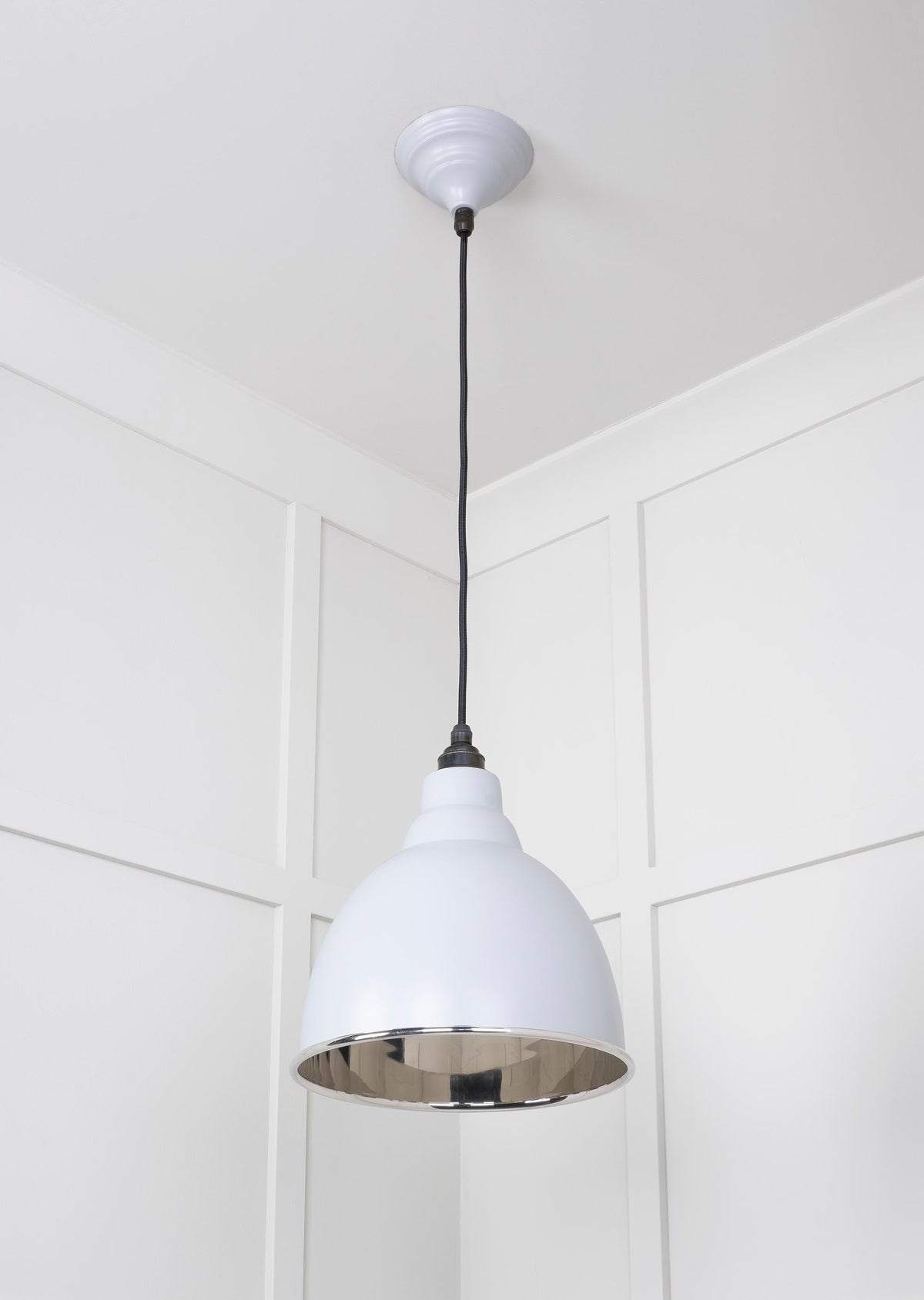 Smooth Nickel Brindley Pendant by From The Anvil