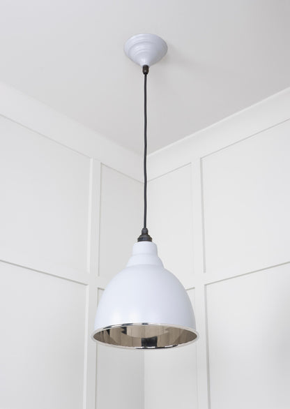 Smooth Nickel Brindley Pendant by From The Anvil