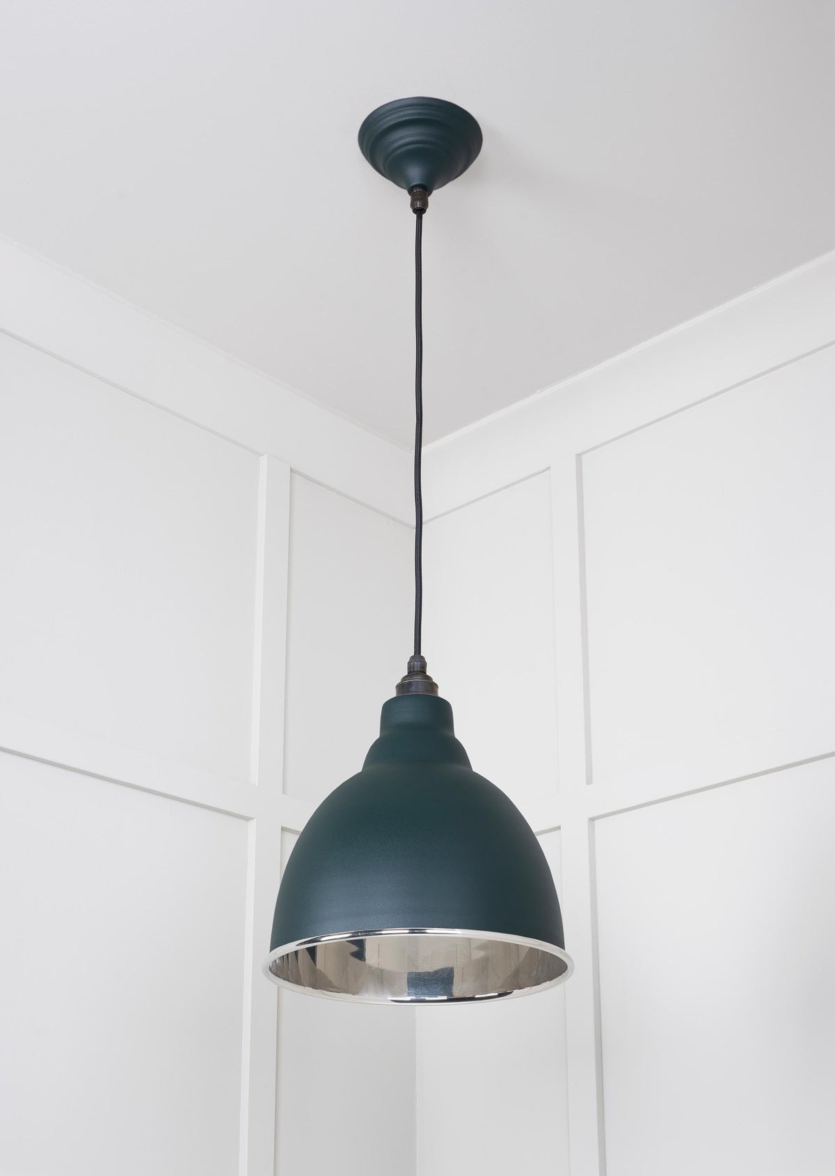 Smooth Nickel Brindley Pendant by From The Anvil