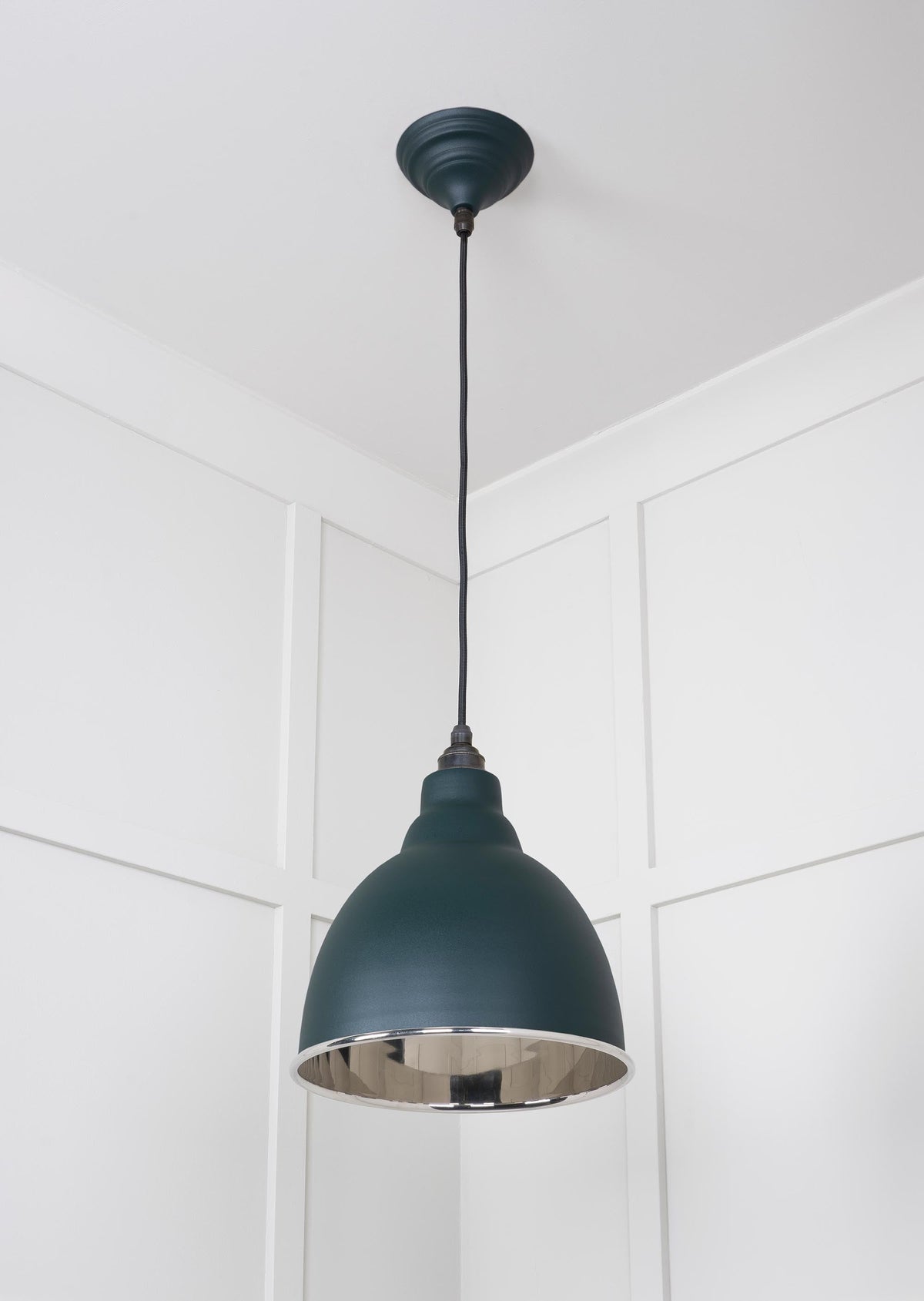 Smooth Nickel Brindley Pendant by From The Anvil
