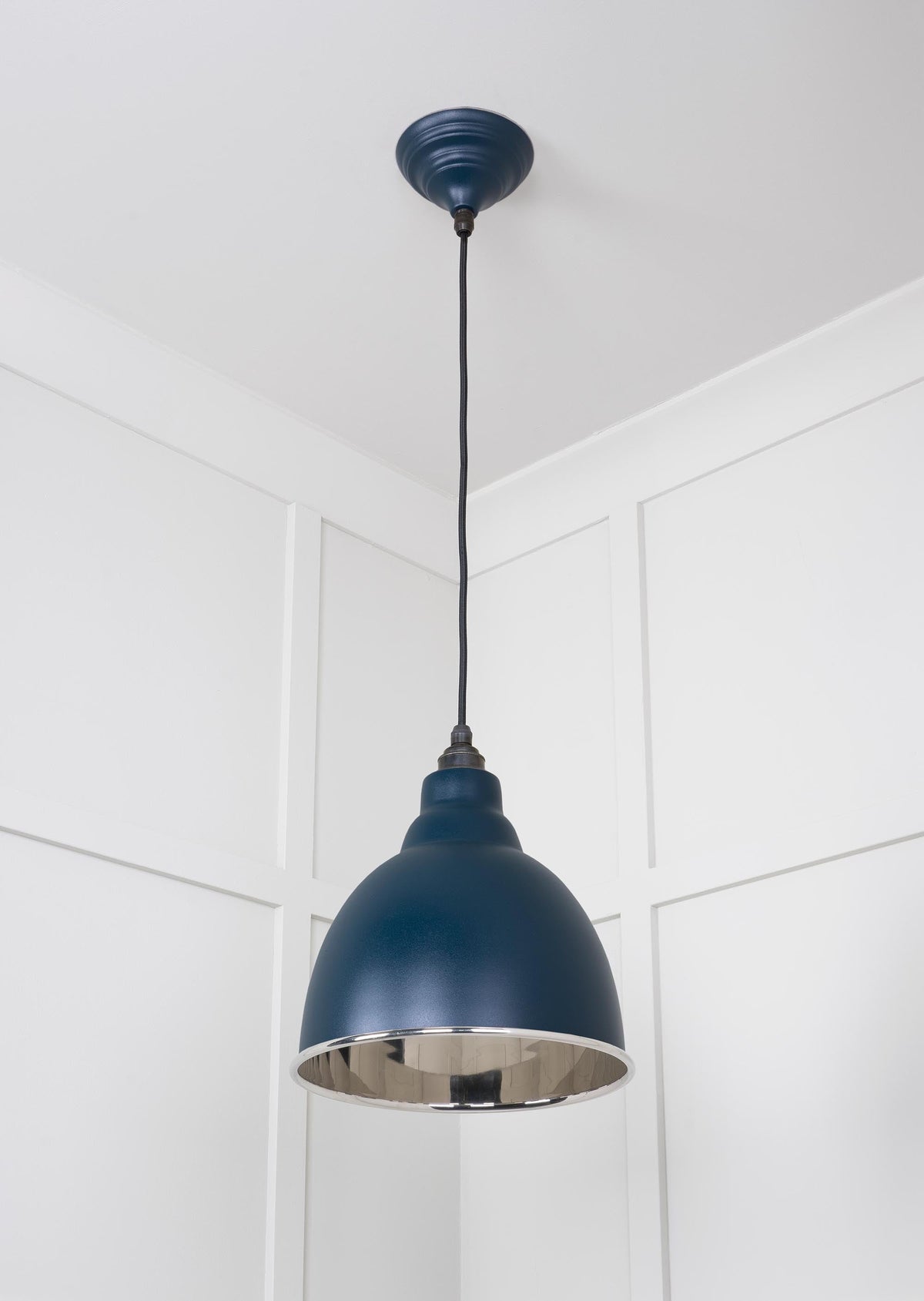 Smooth Nickel Brindley Pendant by From The Anvil