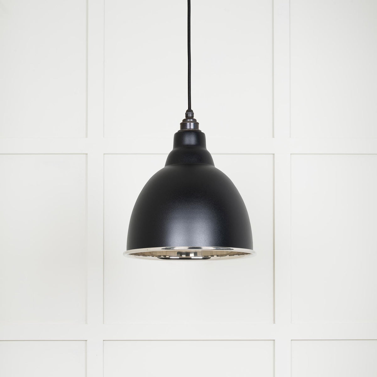 Smooth Nickel Brindley Pendant by From The Anvil