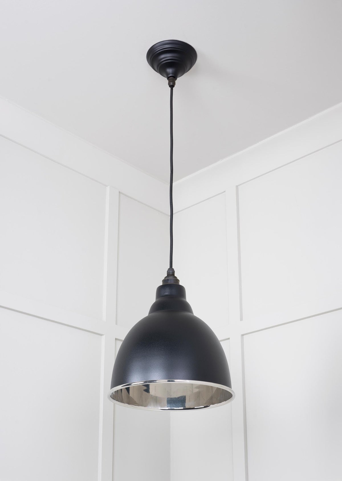 Smooth Nickel Brindley Pendant by From The Anvil