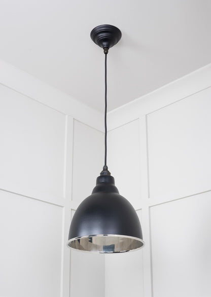 Smooth Nickel Brindley Pendant by From The Anvil