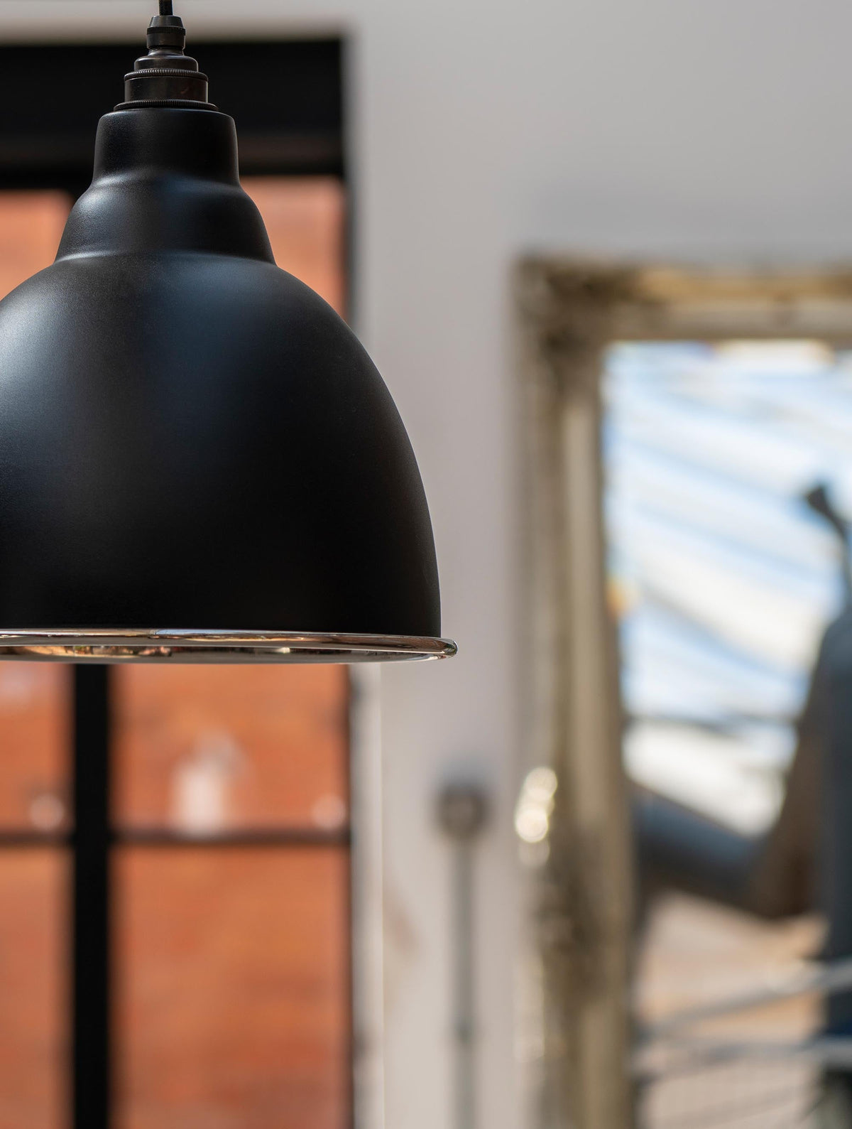 Smooth Nickel Brindley Pendant by From The Anvil