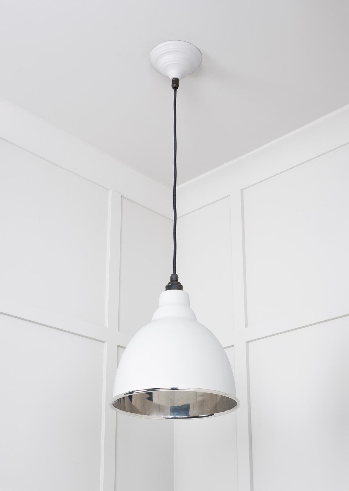 Smooth Nickel Brindley Pendant by From The Anvil