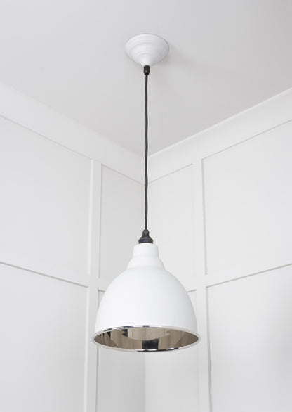 Smooth Nickel Brindley Pendant by From The Anvil