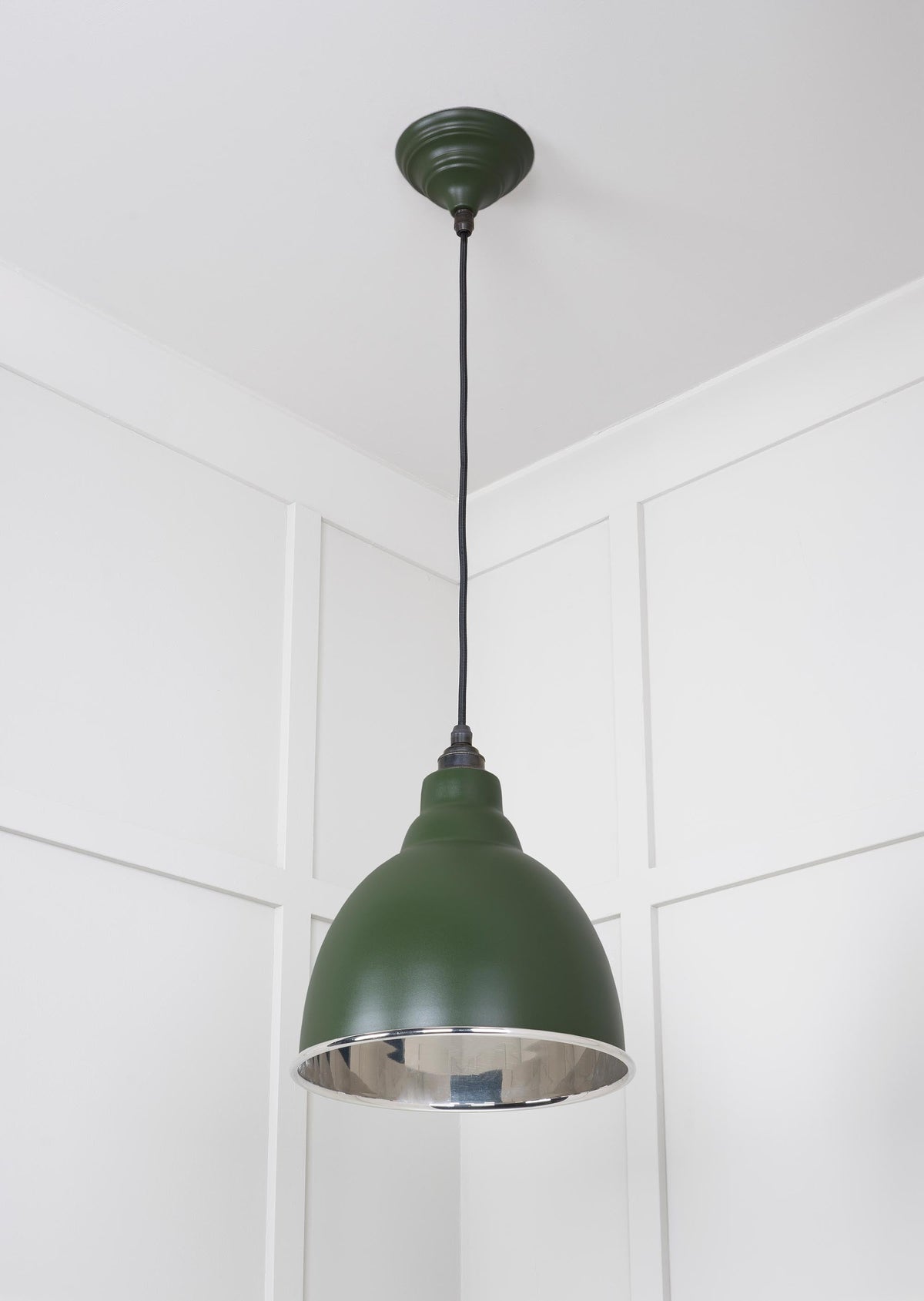 Smooth Nickel Brindley Pendant by From The Anvil