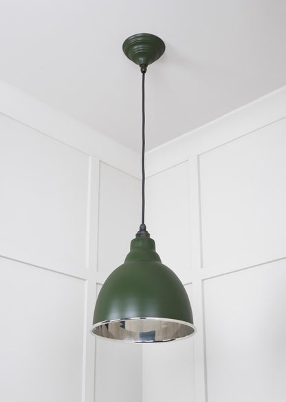 Smooth Nickel Brindley Pendant by From The Anvil