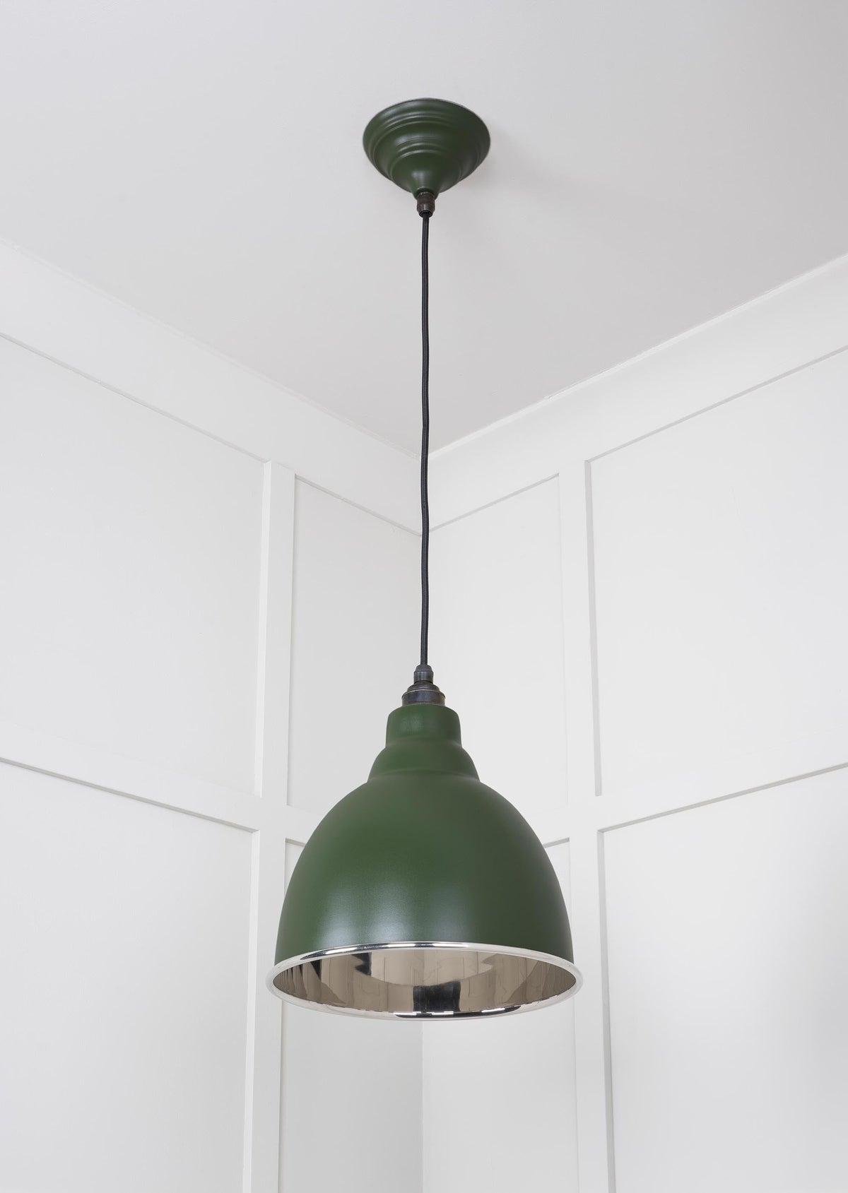 Smooth Nickel Brindley Pendant by From The Anvil