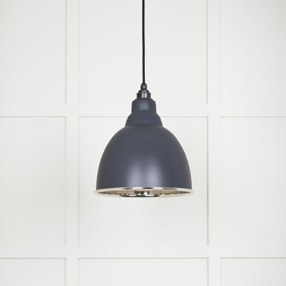 Smooth Nickel Brindley Pendant by From The Anvil