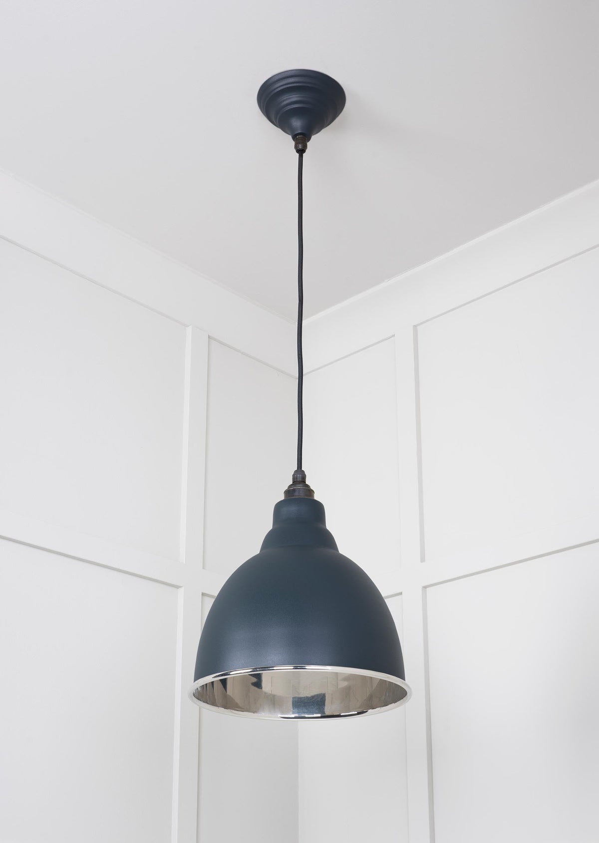 Smooth Nickel Brindley Pendant by From The Anvil