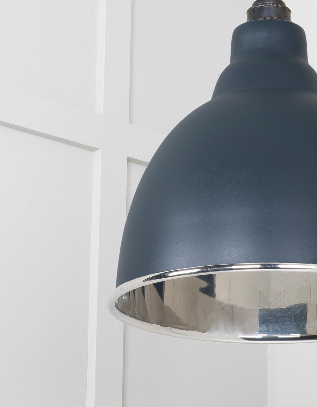 Smooth Nickel Brindley Pendant by From The Anvil