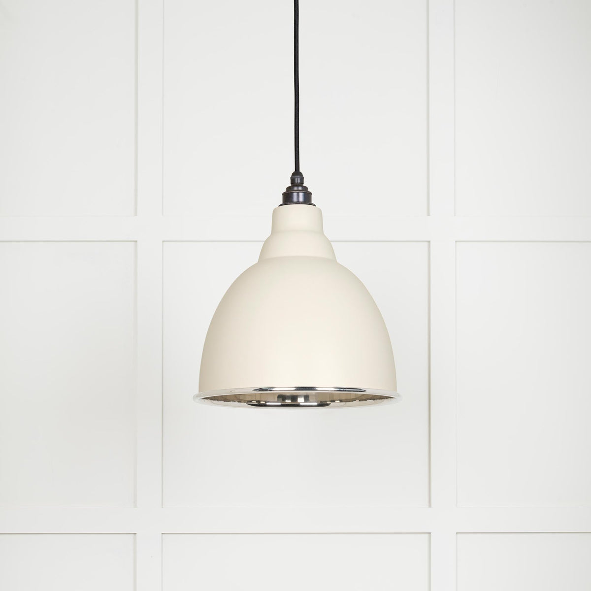Smooth Nickel Brindley Pendant by From The Anvil