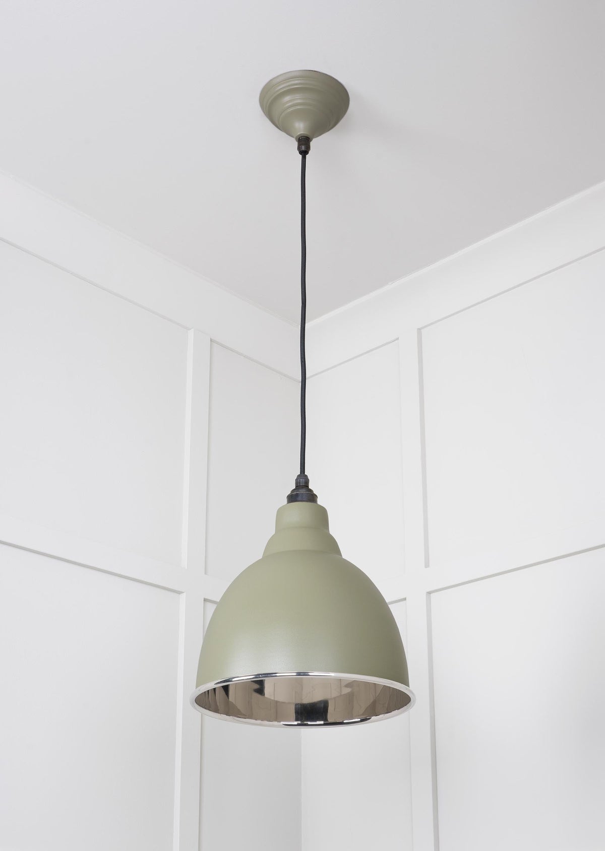 Smooth Nickel Brindley Pendant by From The Anvil