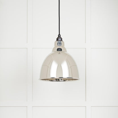 Smooth Nickel Brindley Pendant by From The Anvil
