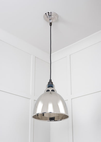 Smooth Nickel Brindley Pendant by From The Anvil