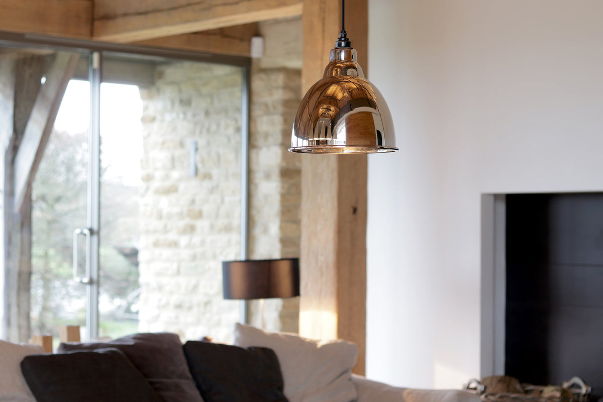 Smooth Nickel Brindley Pendant by From The Anvil