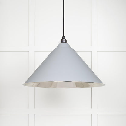 Smooth Nickel Hockley Pendant by From The Anvil
