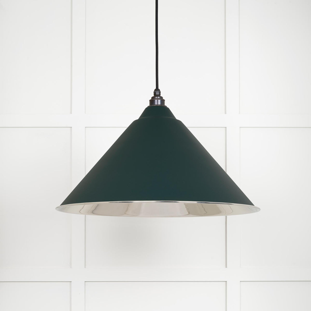 Smooth Nickel Hockley Pendant by From The Anvil